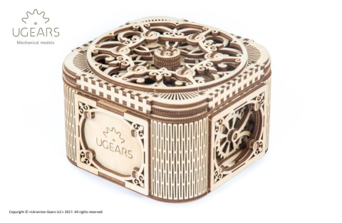 Ugears 3D Wooden Puzzle Treasure Box [23]