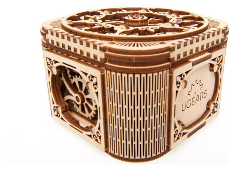 Ugears 3D Wooden Puzzle Treasure Box [6]