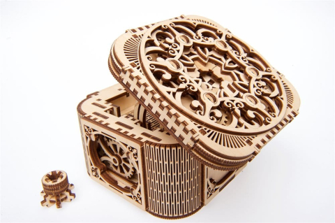 Ugears 3D Wooden Puzzle Treasure Box [13]