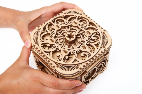 Ugears 3D Wooden Puzzle Treasure Box [22]