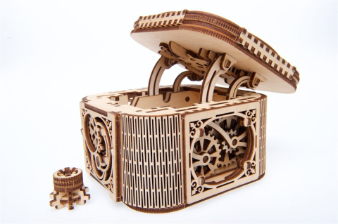 Ugears 3D Wooden Puzzle Treasure Box [12]