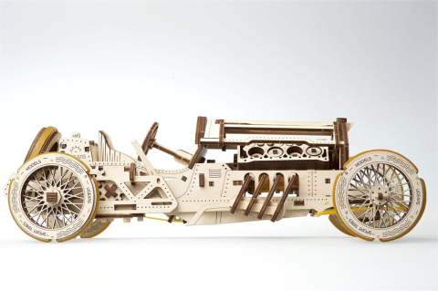 Ugears 3D Wooden Puzzle U-9 Grand Prix Car [11]