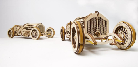 Ugears 3D Wooden Puzzle U-9 Grand Prix Car [13]