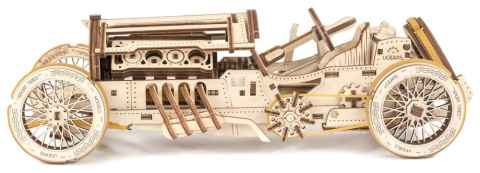 Ugears 3D Wooden Puzzle U-9 Grand Prix Car [3]