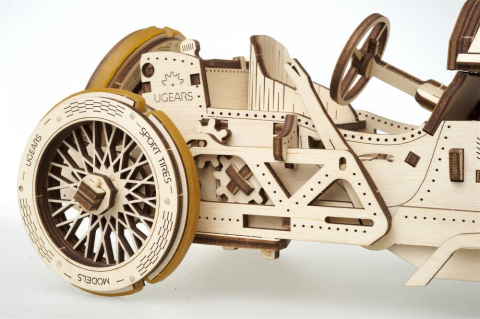 Ugears 3D Wooden Puzzle U-9 Grand Prix Car [17]