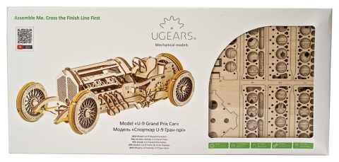 Ugears 3D Wooden Puzzle U-9 Grand Prix Car [21]