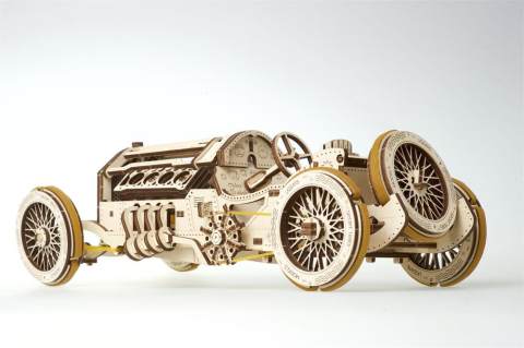 Ugears 3D Wooden Puzzle U-9 Grand Prix Car [7]