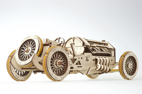 Ugears 3D Wooden Puzzle U-9 Grand Prix Car [18]