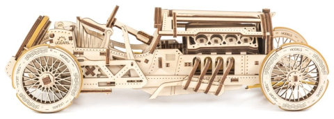 Ugears 3D Wooden Puzzle U-9 Grand Prix Car [4]