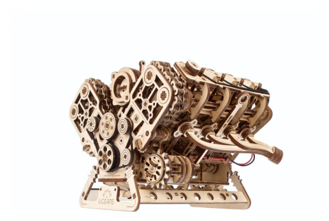 Ugears 3D Wooden Puzzle V8 Engine [7]