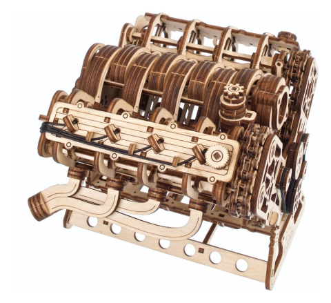 Ugears 3D Wooden Puzzle V8 Engine [22]