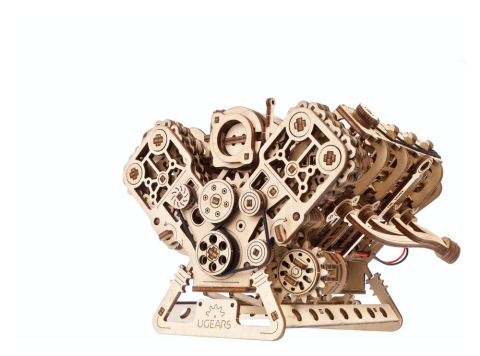 Ugears 3D Wooden Puzzle V8 Engine [6]