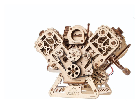 Ugears 3D Wooden Puzzle V8 Engine [5]
