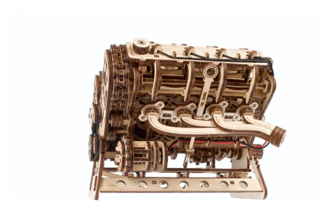 Ugears 3D Wooden Puzzle V8 Engine [9]