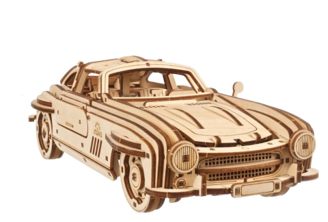 Ugears 3D Wooden Puzzle Winged Sports Coupe [15]