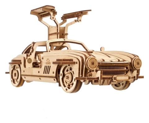 Ugears 3D Wooden Puzzle Winged Sports Coupe [23]