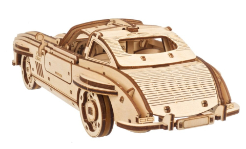 Ugears 3D Wooden Puzzle Winged Sports Coupe [7]