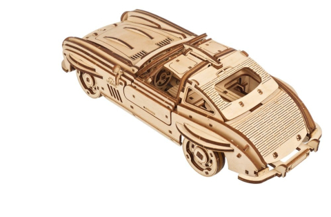 Ugears 3D Wooden Puzzle Winged Sports Coupe [6]