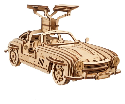Ugears 3D Wooden Puzzle Winged Sports Coupe [25]
