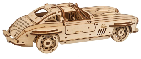 Ugears 3D Wooden Puzzle Winged Sports Coupe [12]