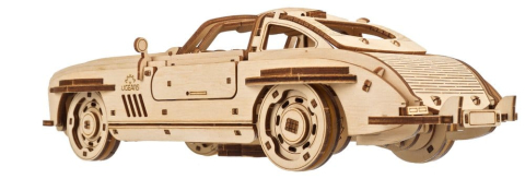 Ugears 3D Wooden Puzzle Winged Sports Coupe [5]