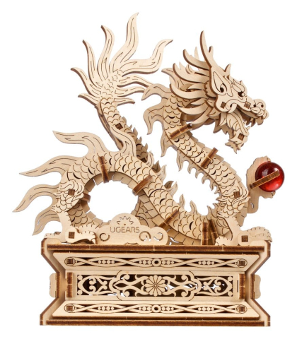 Ugears 3D Wooden Puzzle Wood Dragon [14]