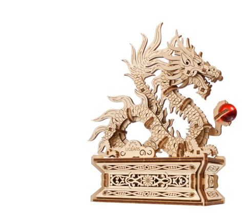 Ugears 3D Wooden Puzzle Wood Dragon [12]