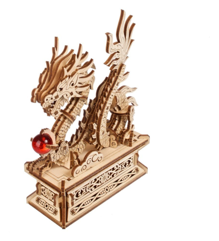Ugears 3D Wooden Puzzle Wood Dragon [4]