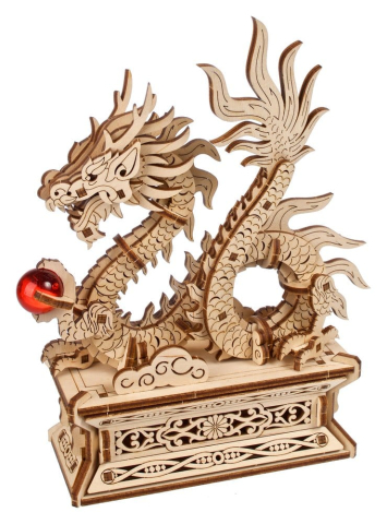 Ugears 3D Wooden Puzzle Wood Dragon [25]