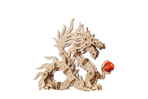 Ugears 3D Wooden Puzzle Wood Dragon [20]