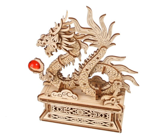 Ugears 3D Wooden Puzzle Wood Dragon [19]