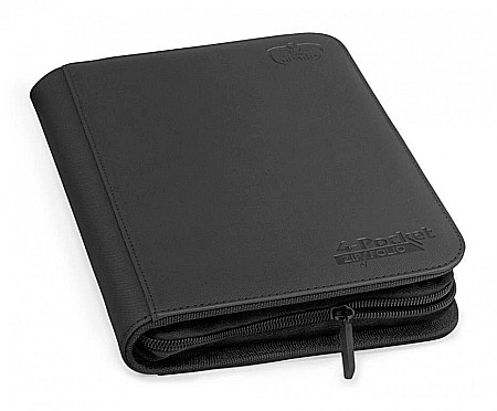Clasoare pentru carti - Ultimate Guard 4-Pocket ZipFolio XenoSkin Black