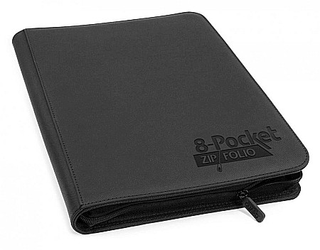 Accesorii jocuri de societate - Ultimate Guard 8-Pocket ZipFolio XenoSkin Black
