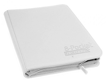 Accesorii jocuri de societate - Ultimate Guard 8-Pocket ZipFolio XenoSkin White