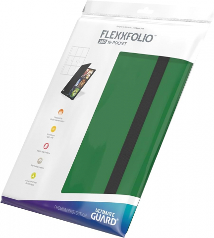 Clasoare pentru carti - Ultimate Guard 9-Pocket FlexXfolio Green