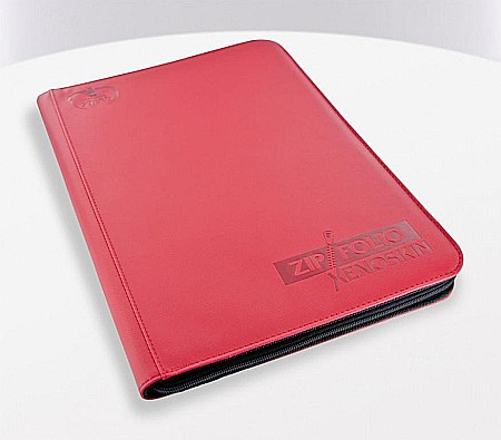 Clasoare pentru carti - Ultimate Guard 9-Pocket ZipFolio XenoSkin Red