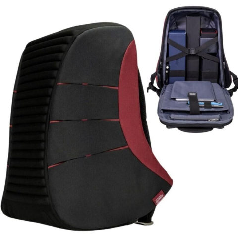 Alte accesorii - Ultimate Guard: Ammonite Anti-Theft Black/Red 2020 Exclusive Backpack