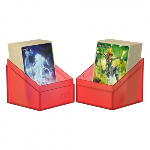 Ultimate Guard Boulder 100+ Standard Size – Ruby – Cutie rigida deck TCG [1]