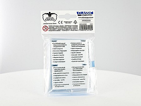 Ultimate Guard Classic Soft Sleeves Japanese Size Transparent (100) [2]