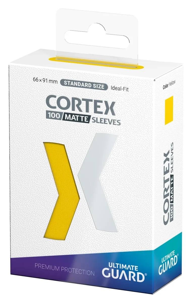Ultimate Guard Cortex Sleeves Matte Standard Size 100 Yellow [2]