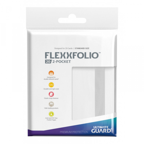 Clasoare pentru carti - Ultimate Guard Flexxfolio 20 - 2-Pocket White