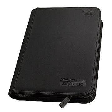 Accesorii jocuri de societate - Ultimate Guard Mini American 9-Pocket ZipFolio XenoSkin Black
