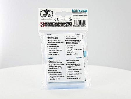Ultimate Guard Precise-Fit Sleeves Standard Size Transparent (100) [2]