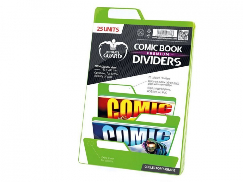 Accesorii Comic Books - Ultimate Guard Premium Comic Book Dividers - Green