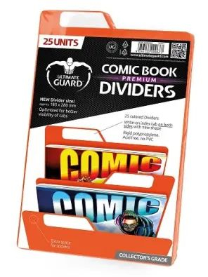 Accesorii Comic Books - Ultimate Guard Premium Comic Book Dividers - Orange