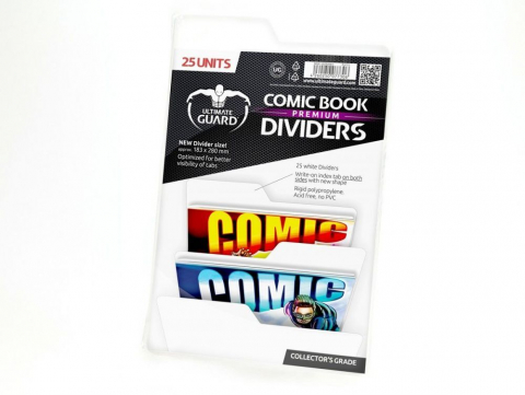 Accesorii Comic Books - Ultimate Guard Premium Comic Book Dividers - White