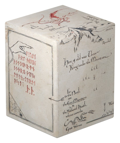 Trading Card Games - Ultimate Guard RTE Boulder 100+ The Hobbit Thror's Map Glow in the Dark