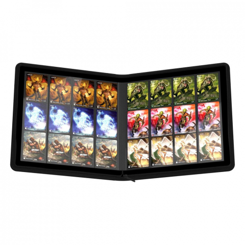 Ultimate Guard Zipfolio 480 – Album Xenoskin 24-Pocket Negru [2]