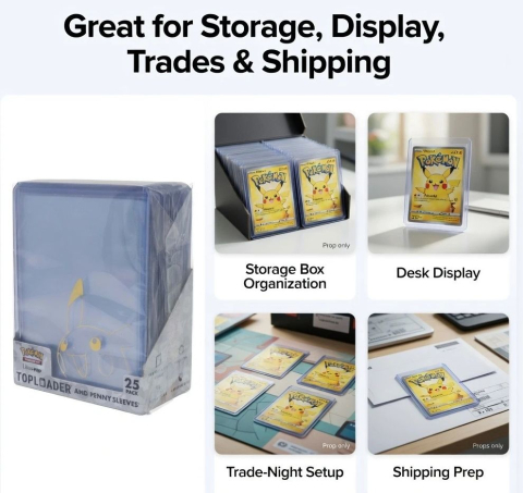 Ultra PRO Pokémon Pikachu Toploader & Penny Sleeves [2]
