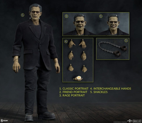 Jucarii - Universal Monsters Action Figure 1/6 Frankenstein (Deluxe Edition) 33 cm